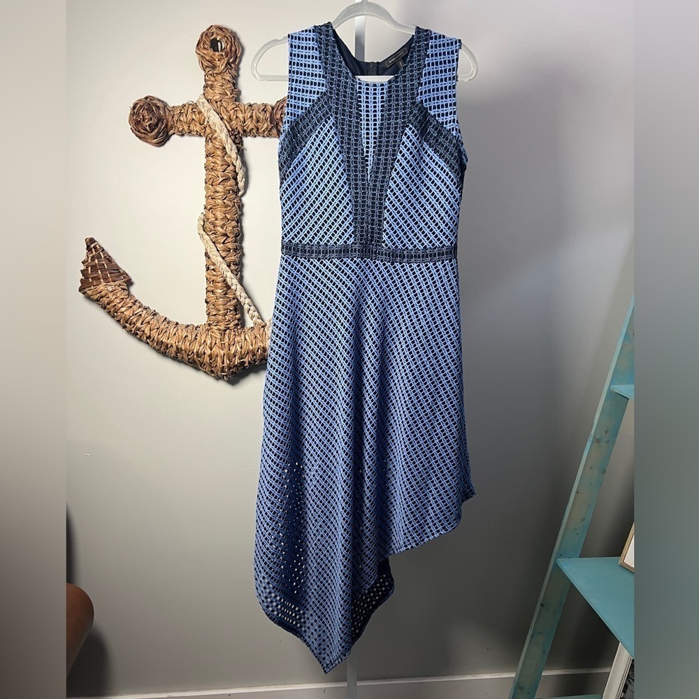 BCBG MAX AZRIA Tracie Asymmetrical Lace Dress - Picture 2 of 7